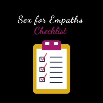 Checklist image with the title Sex for Empaths